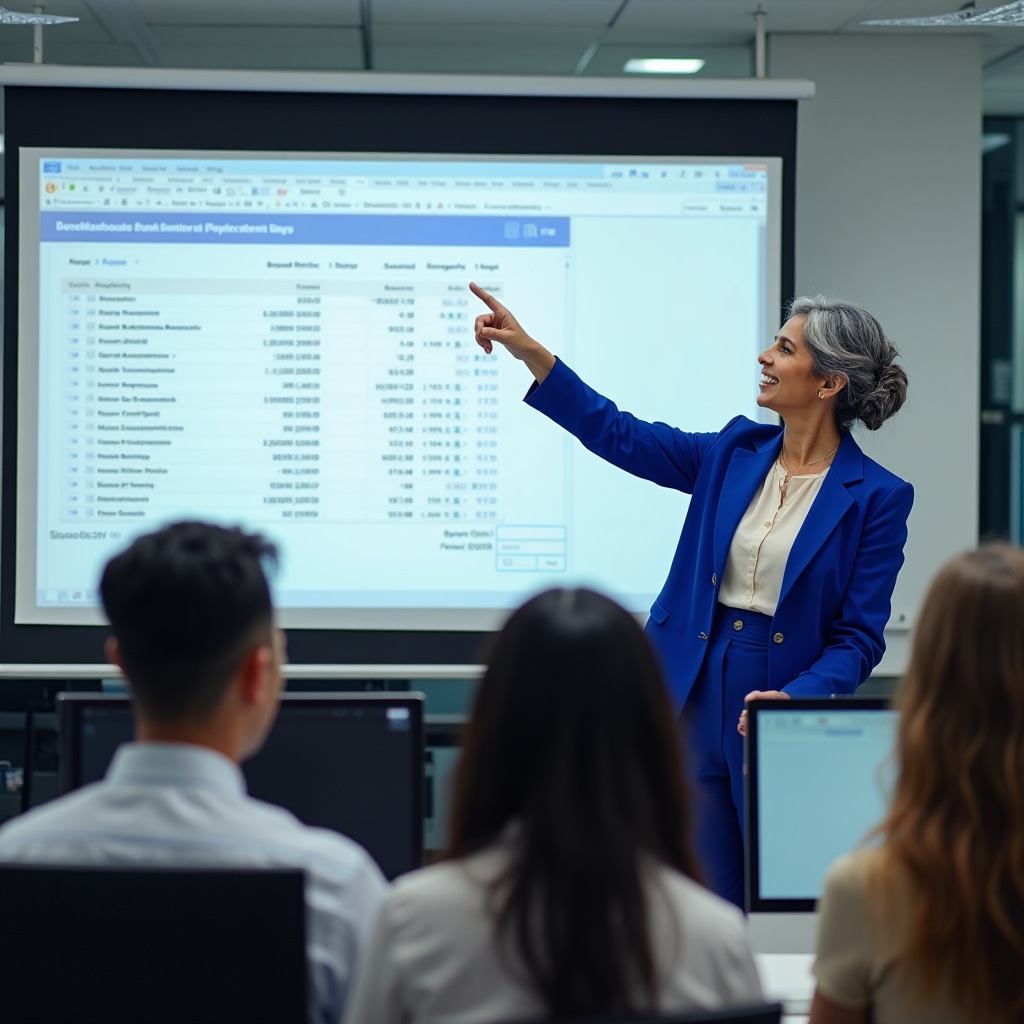 Bookkeeping training session for association members