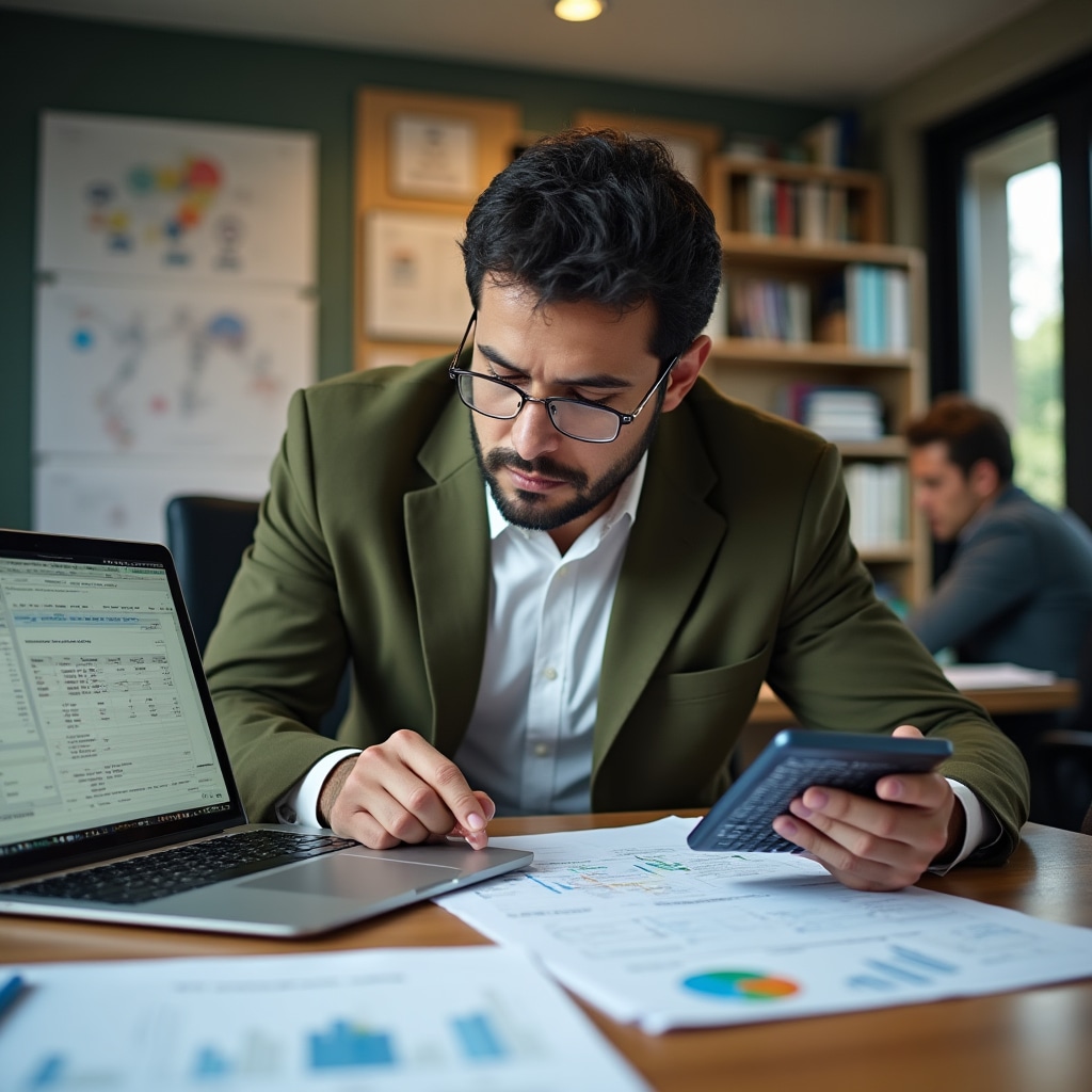 Budget planning and financial analysis session